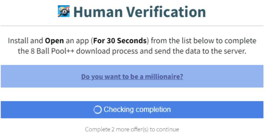 human verification